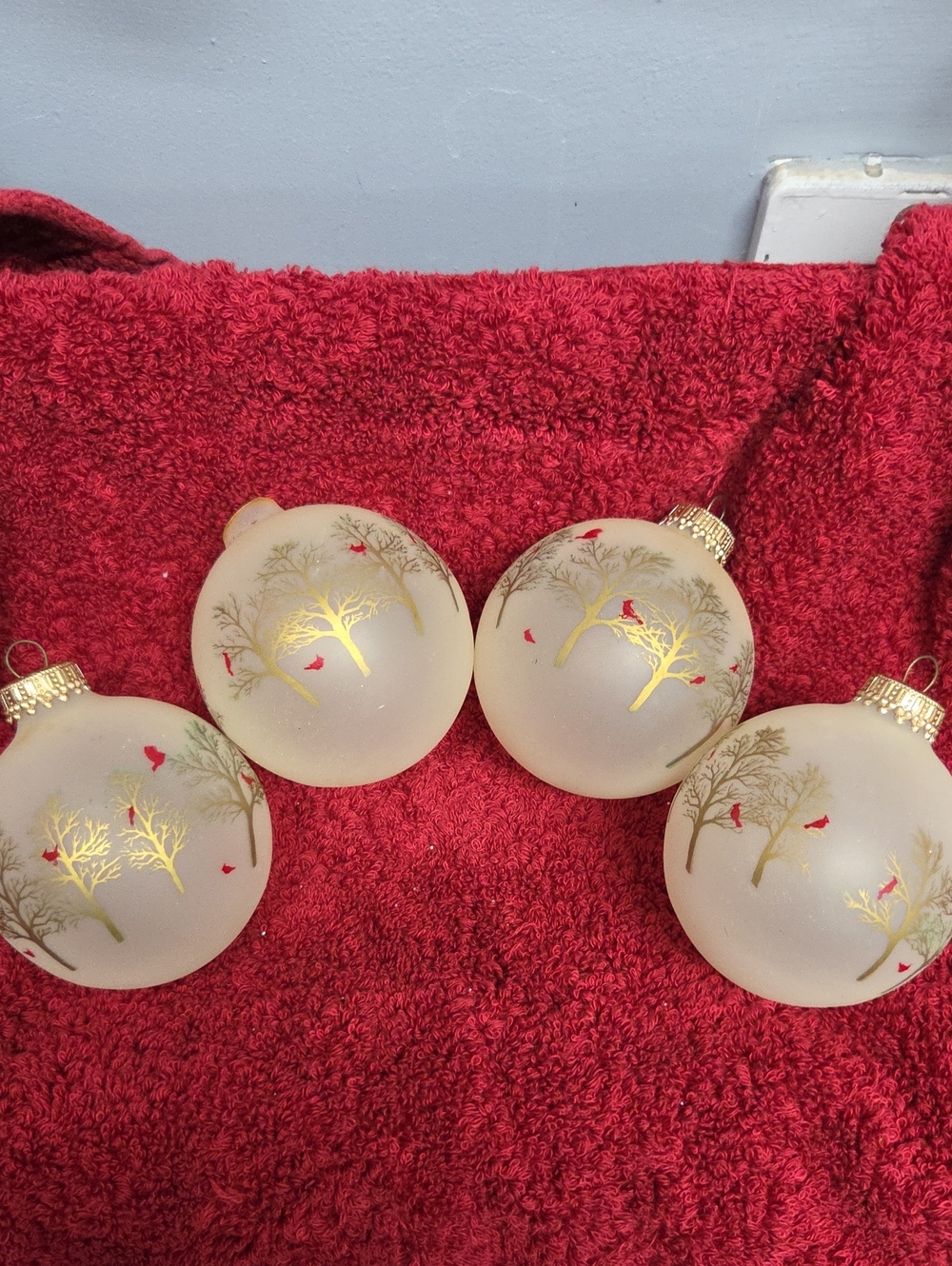 Vintage Krebs Christmas Ornaments